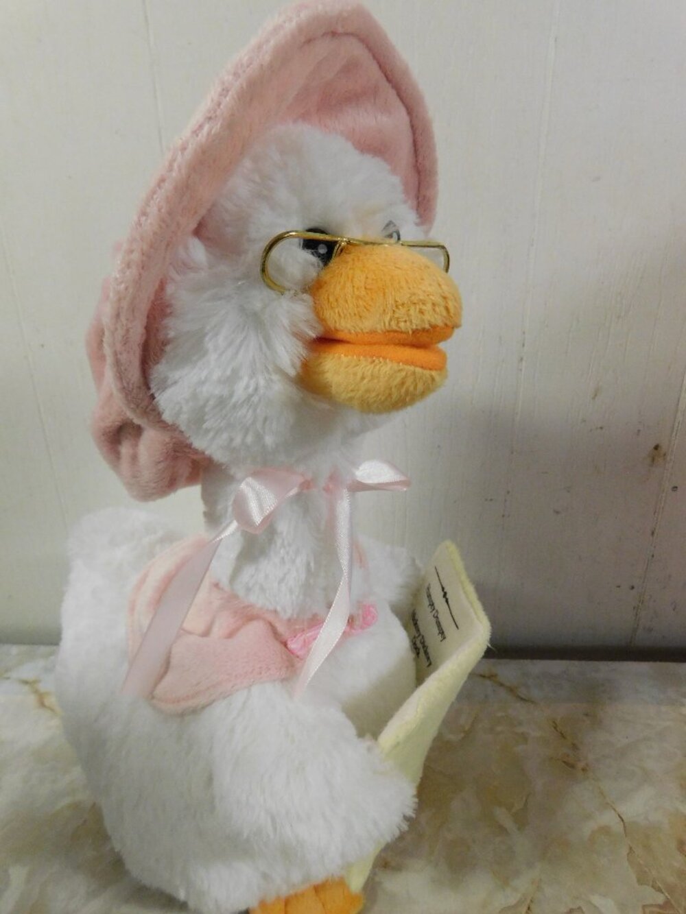 Cuddle Barn Adorable Talking Mother Goose Story Telling Plush 7 Stories
